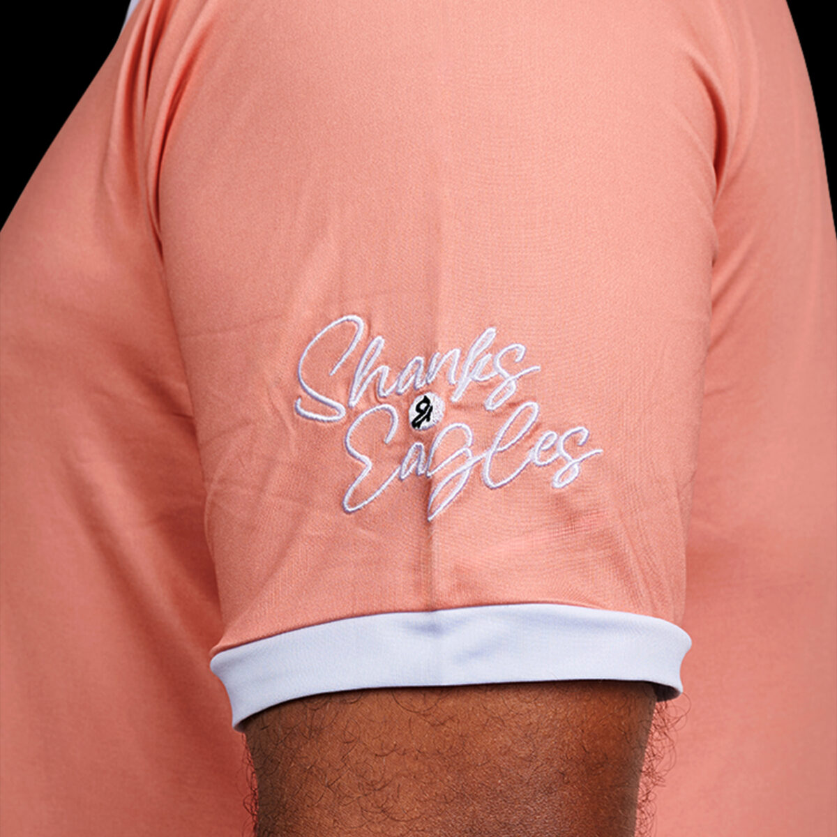 Men Embroidery Oversized Tee - Salmon - SM2601014D
