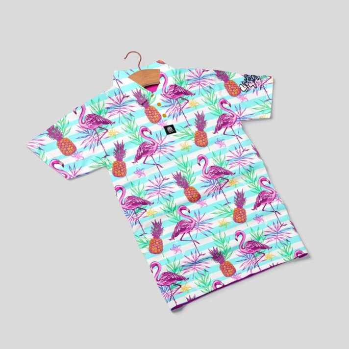 Pineapples & Flamingoes