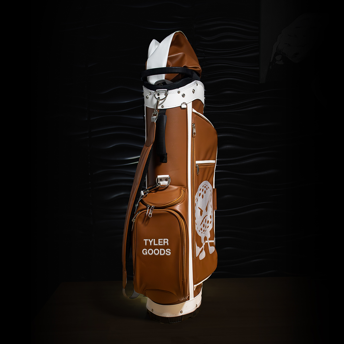 S&E Microfiber Leather 5 Way Waterproof Golf Bag - St. George Clay - Image 2