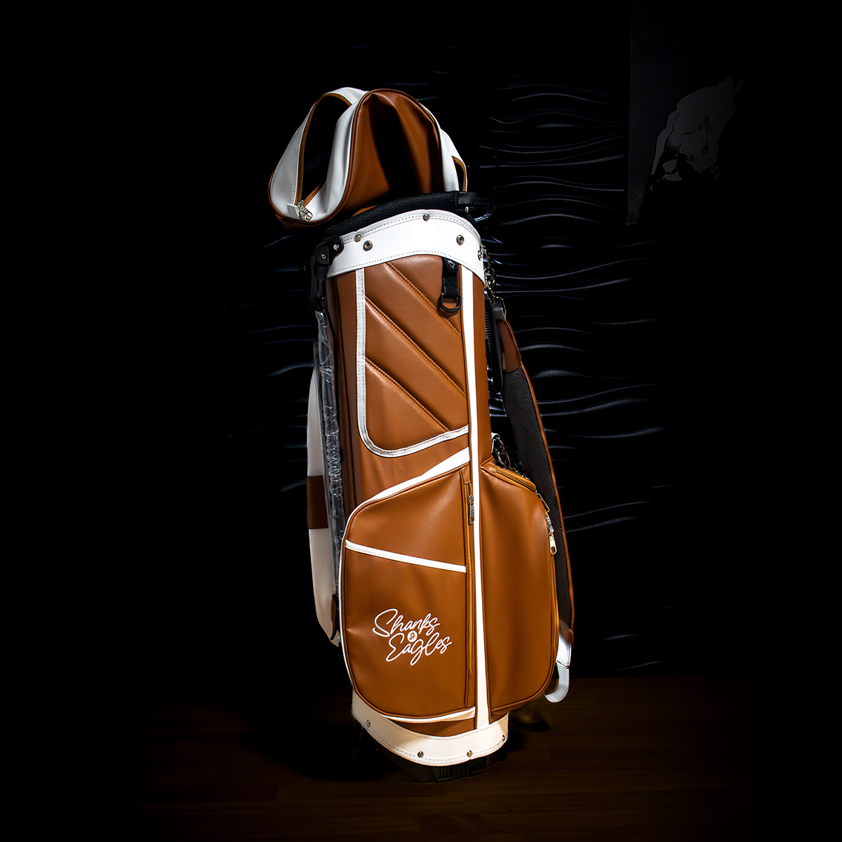 S&E Microfiber Leather 5 Way Waterproof Golf Bag - St. George Clay - Image 3
