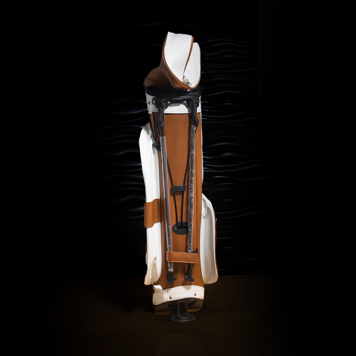 S&E Microfiber Leather 5 Way Waterproof Golf Bag - St. George Clay - Image 4