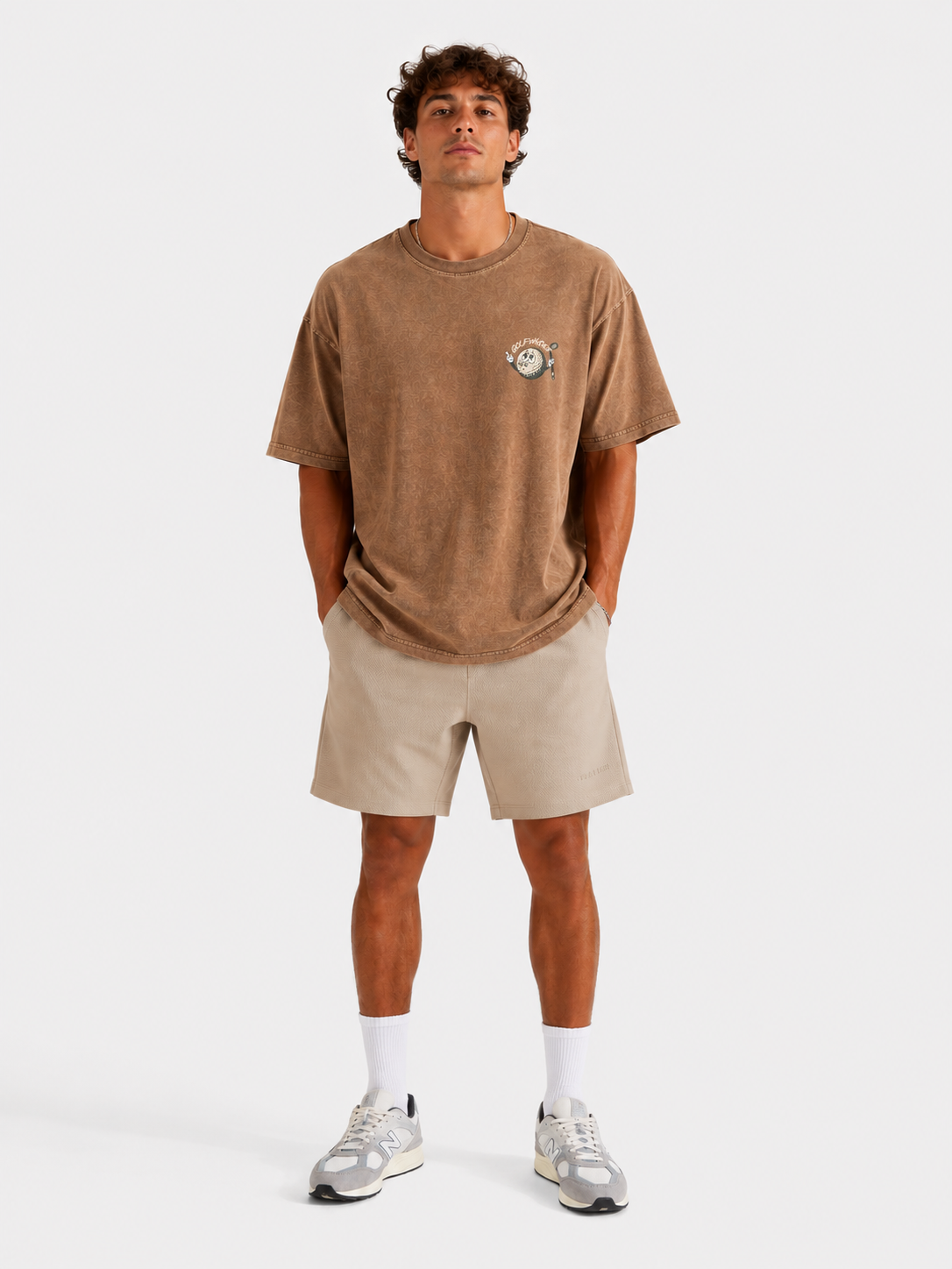 "Golf Whore" Oversized Vintage Tee - Brown - Image 2